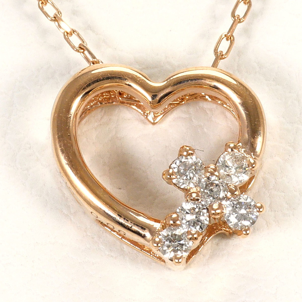 VINTAGE 10k Gold Diamond Necklace